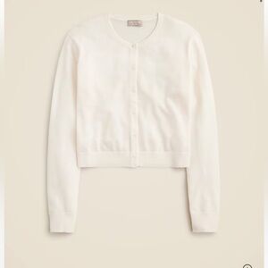 J.Crew Women's Featherweight shrunken cashmere cardigan sweater $168